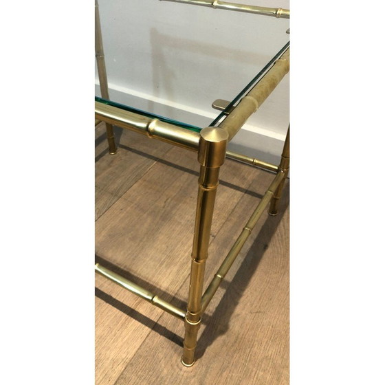 Image 1 of Vintage messing bankuiteinde, 1970