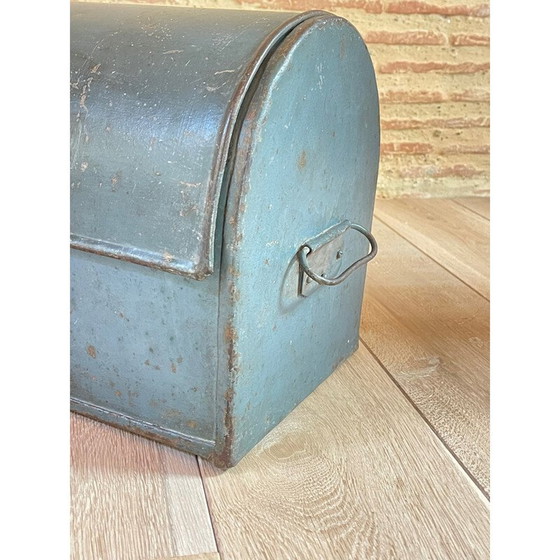 Image 1 of Vintage metalen hutkoffer