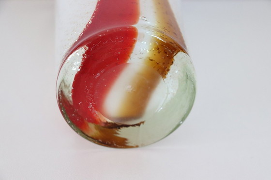Image 1 of Grote oude Italiaanse vaas in Murano kunstglas