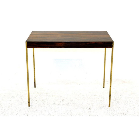 Image 1 of Vintage rozenhouten bijzettafel, Zweden 1960