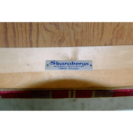Image 1 of Paar vintage teakhouten stoelen van Skaraborgs Möbelindustri Tibro, Zweden 1960