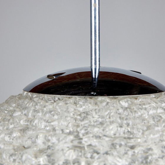 Image 1 of Vintage plexiglas en metalen hanglamp, 1960