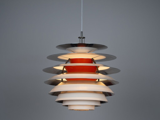 Deense Vintage Ph Kontrast Hanglamp van Poul Henningsen, Louis Poulsen, 1962