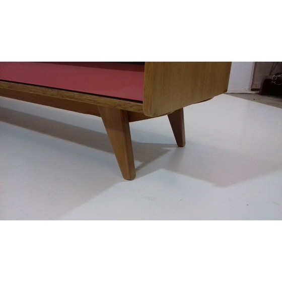 Image 1 of Vintage dressoir ontworpen door Jiří Jiroutek in eiken en kunststof jaren 1960