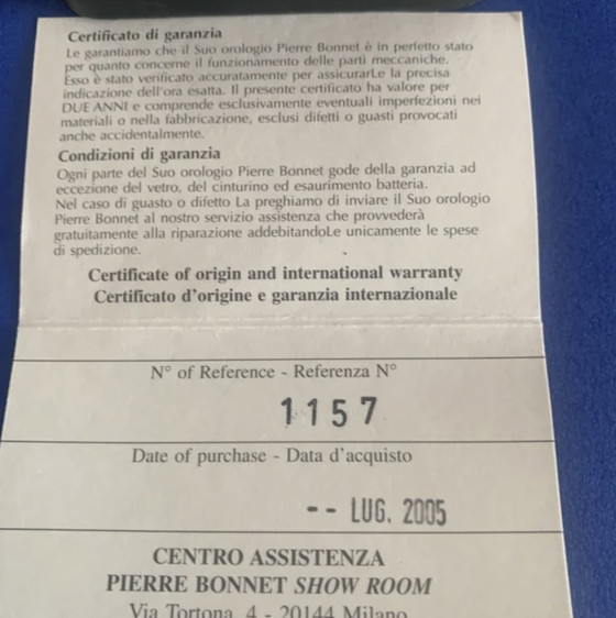 Image 1 of Pierre Bonnet Wirst Horloge