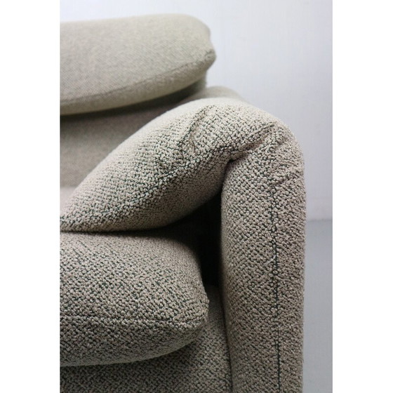 Image 1 of Vintage 3-zitsbank "Maralunga" door Vico Magistretti voor Cassina, 1973