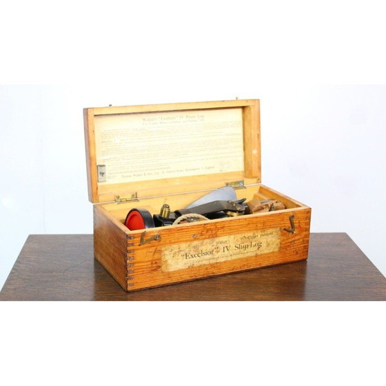 Image 1 of Vintage "Excelsior" logboek voor Thos, Engeland