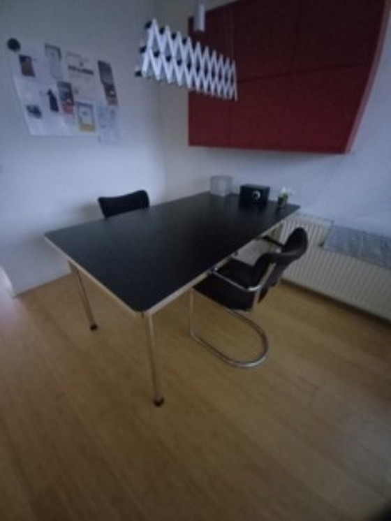 Image 1 of Gebr van der stroom Gispen today model 686 tafel