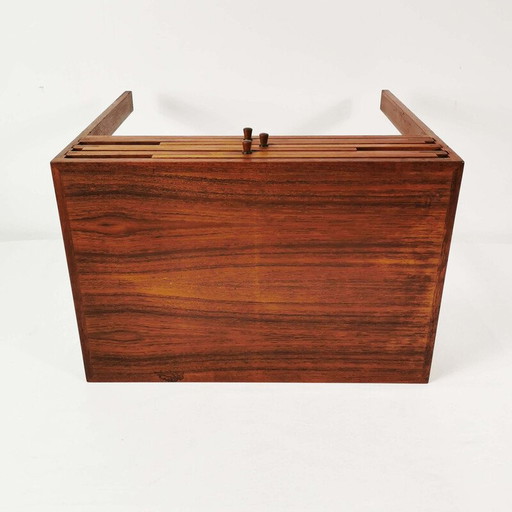 Set van 3 vintage teakhouten bijzettafels door I. Wikkelso voor Cfc Silkeborg, Denemarken 1960