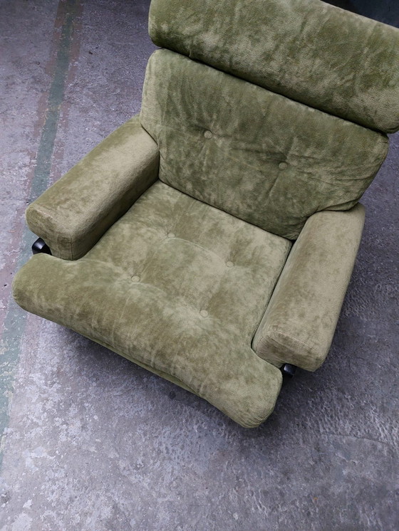 Image 1 of 2 X Mid-Century Green Relax Chairs