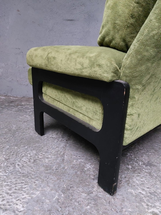 Image 1 of 2 X Mid-Century Green Relax Chairs