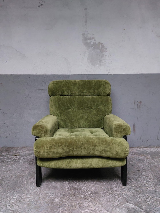 Image 1 of 2 X Mid-Century Green Relax Chairs