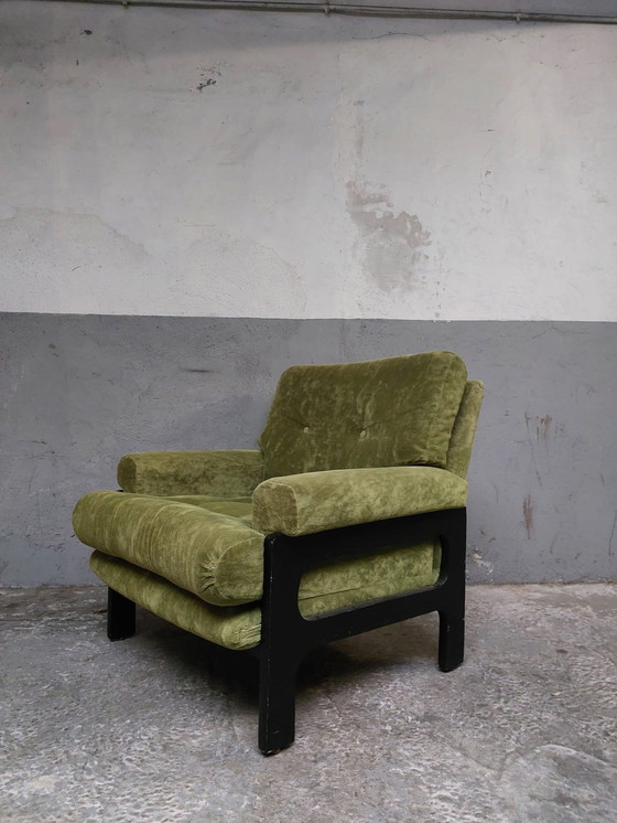 Image 1 of 2 X Mid-Century Green Relax Chairs