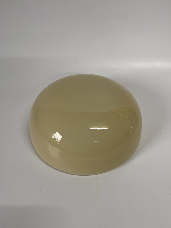 Image 1 of Vintage Opaline Plafonnière Plafondlamp