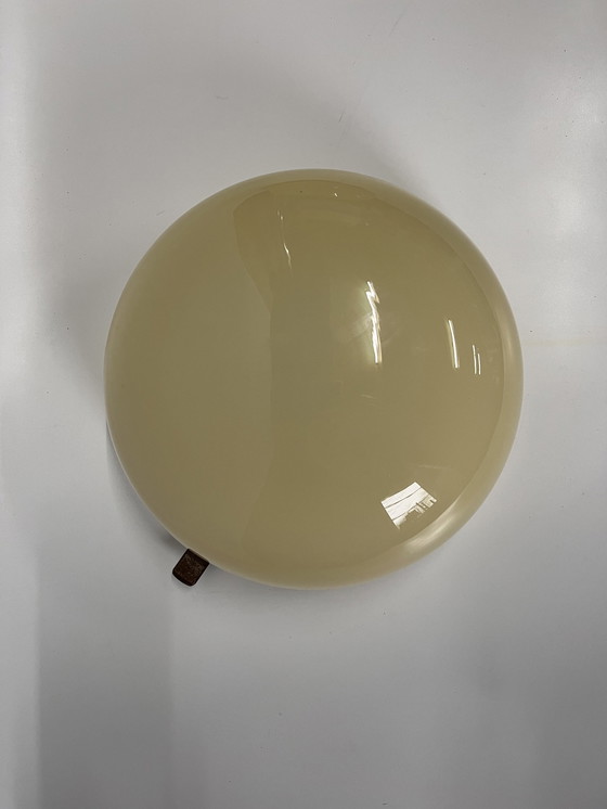 Image 1 of Vintage Opaline Plafonnière Plafondlamp