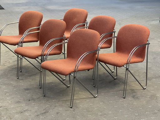 12x Gispen Labofa stoelen