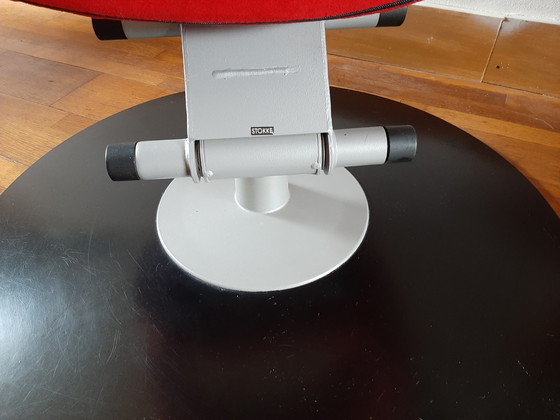 Image 1 of Stokke ergonomische draaistoel + voetenbankje