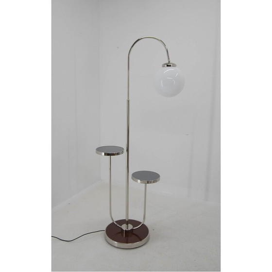 Image 1 of Bauhaus vintage vloerlamp van Halabala, jaren 1940