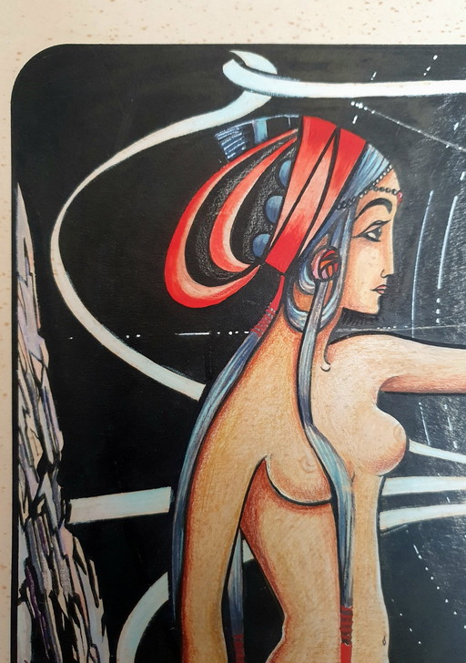 Vintage Ontwerp Theodora Veranneman, 1970Dassen