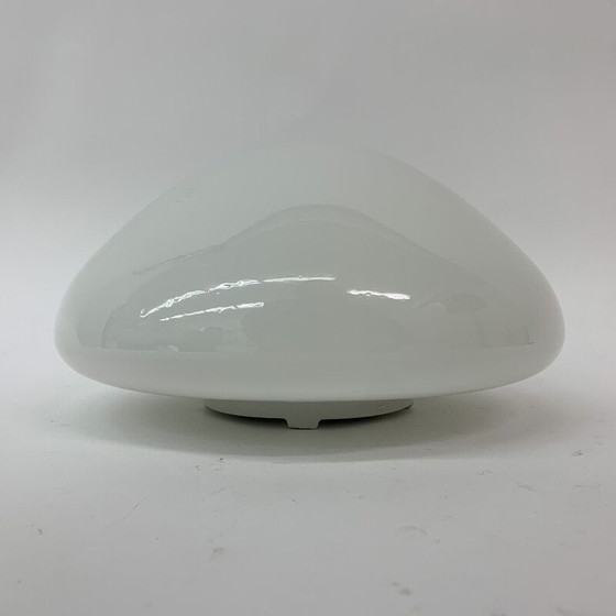 Image 1 of Duitse mid-century glazen plafondlamp 961 van Wilhelm Wagenfeld voor Lindner, jaren 1950