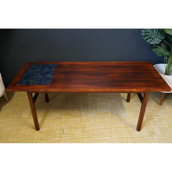 Image 1 of Mid century palissander salontafel van Johannes Andsersen voor Pbs, Denemarken 1960