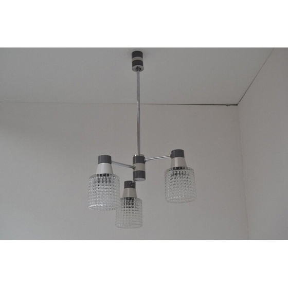 Image 1 of Vintage kroonluchter van Drukov, Tsjecho-Slowakije 1970