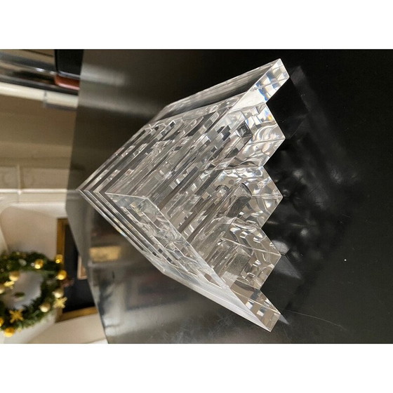 Image 1 of Vintage plexiglazen brievenhouder voor Guzzini, Italië 1970