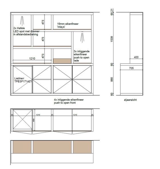 Image 1 of Wandkast  (Maatwerk)