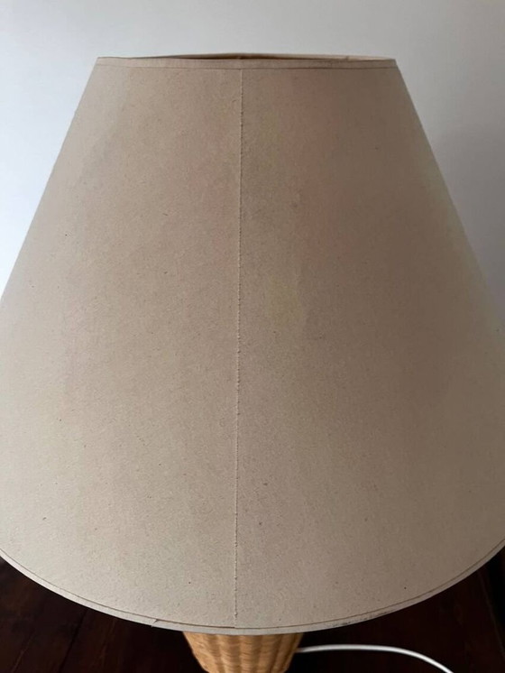 Image 1 of Vintage rieten lamp