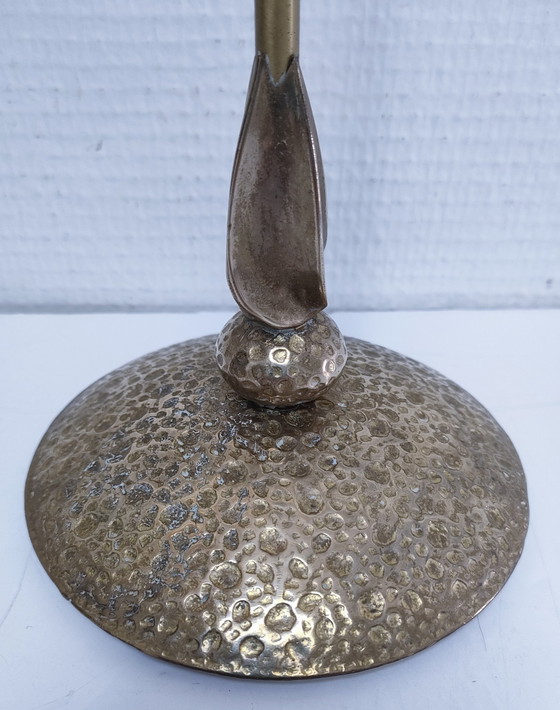 Image 1 of Paar Delmas Design Lampvoeten Messing