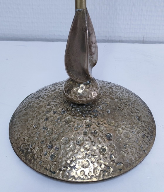 Image 1 of Paar Delmas Design Lampvoeten Messing