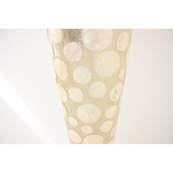 Image 1 of Vintage plastic en houten vloerlamp, Tsjecho-Slowakije 1970