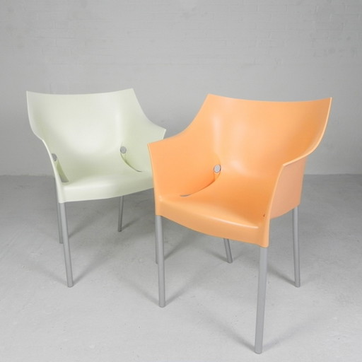 2x Kartell Dr NO stoelen door Starck