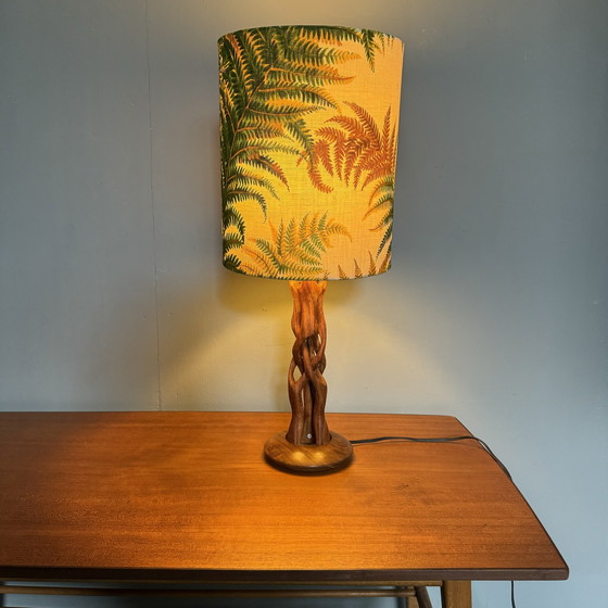 Image 1 of Scandinavische Vintage Teak Schemerlamp ‘Varens’