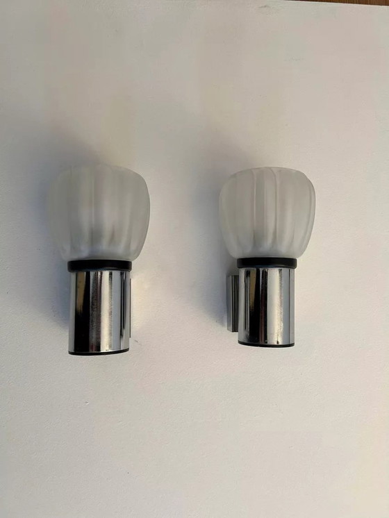 Image 1 of 2X Vintage wandlampen