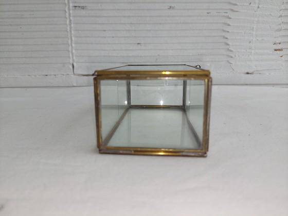 Image 1 of Reliekschrijn - Verguld brons - 1800-1850 Frankrijk