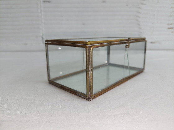 Image 1 of Reliekschrijn - Verguld brons - 1800-1850 Frankrijk