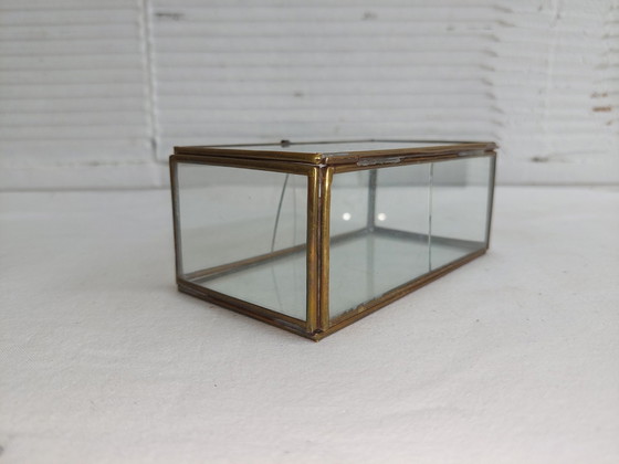 Image 1 of Reliekschrijn - Verguld brons - 1800-1850 Frankrijk