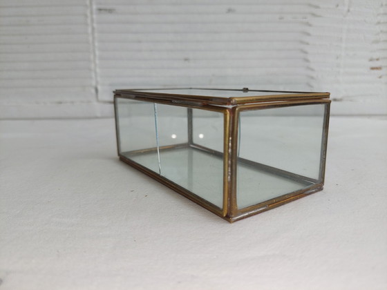 Image 1 of Reliekschrijn - Verguld brons - 1800-1850 Frankrijk