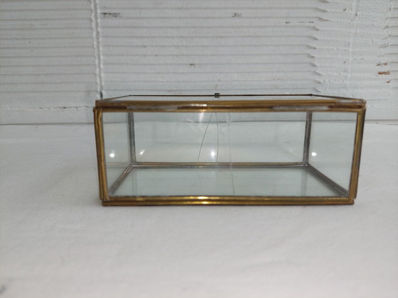 Image 1 of Reliekschrijn - Verguld brons - 1800-1850 Frankrijk