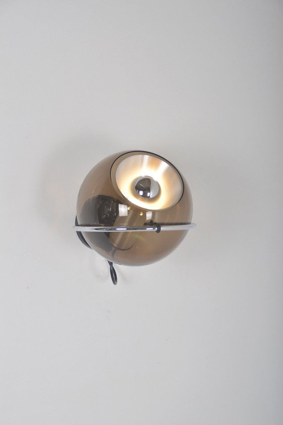 Image 1 of Globe Wandlamp C-1512.20 Ontworpen Door Frank Ligtelijn Voor Raak, Jaren '60