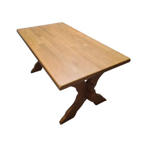 Blank Eiken Kloostertafel Van Oisterwijk, Jaren 90