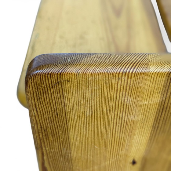 Image 1 of Sculpturale eetset van grenenhout door Gilbert Marklund voor Furusnickarn Ab, 1970S