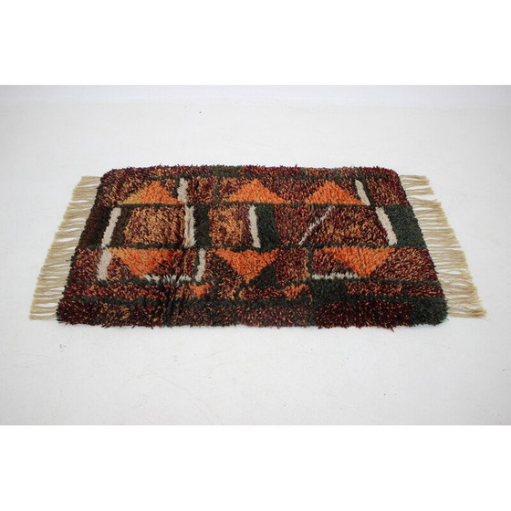 Image 1 of Deens wollen vloerkleed uit de Mid Century, jaren 1970