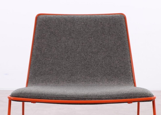 Image 1 of 4X Johanson Speed Fauteuil Grijs/Oranje