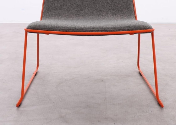 Image 1 of 4X Johanson Speed Fauteuil Grijs/Oranje