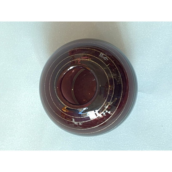 Image 1 of Vintage glazen vaas van Robert Pierini in Biot, 1983