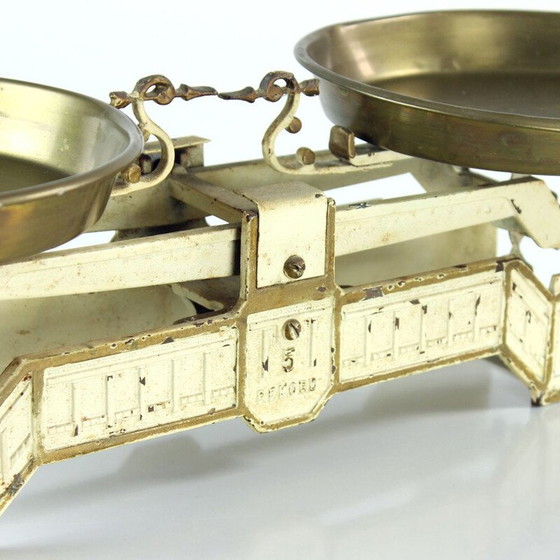 Image 1 of Vintage keukenweegschaal van het bedrijf Rekord, Tsjechoslowakije 1940