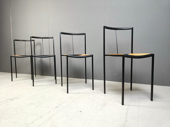 Image 1 of 4 stoelen van Zeus Noto Maurizio Peregalli Millepunte, 1985