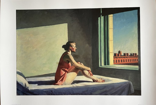 Edward Hopper (1882-1967), Morgensonne , 1952, Ohio Columbus Museum Of Art, Gedrukt in België